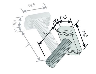 Grafik Hammerkopfschrauben